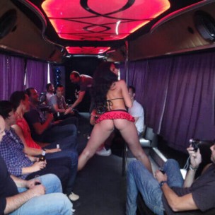 Strip Party Bus Vilnius airport transfer